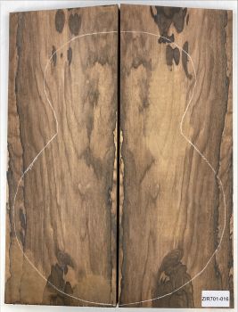 Preview: Back & Sides Zirikote Archtop Unique Piece #016